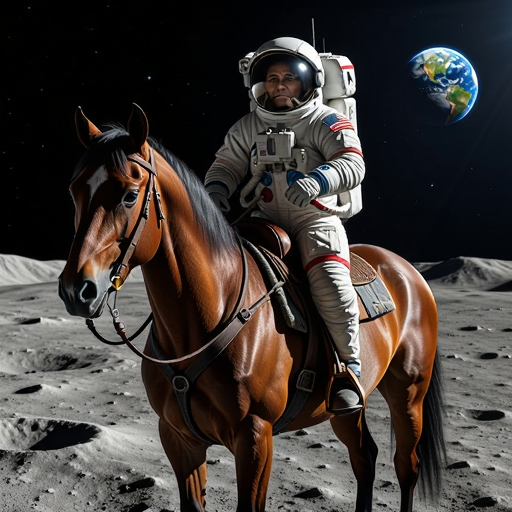 Boogu Image Turbo, astronaut prompt