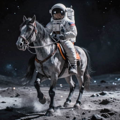 Lens, astronaut prompt