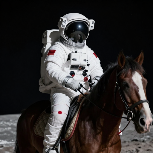 Z-Image Turbo, astronaut prompt